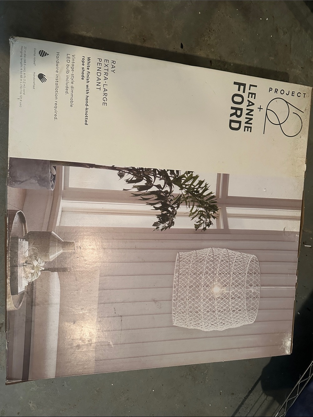 Project 62 White RAY Extra-Large Pendant Light